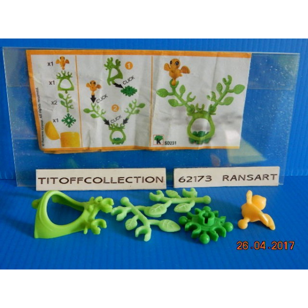 1 Figurine Kinder  infimimix  SD-2016-2017 avec 1 BPZ