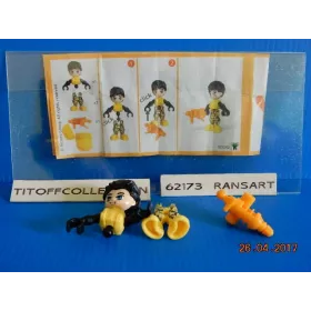 1 Figurine Kinder infimimix SD-2016-2017 avec 1 BPZ