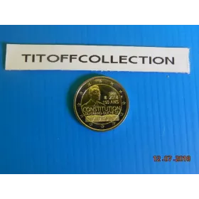 2€ commémorative Luxembourg 2018 150 ans constitution luxembourgeoise