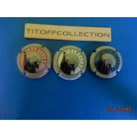 la série de 3 capsules de champagne générique produit france 