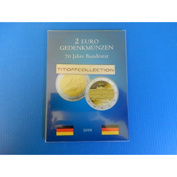 Pochette pour les 2 euros Allemagne 2019 