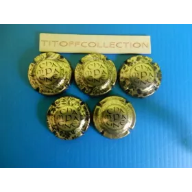 la série de 5 capsules de champagne Générique élégance