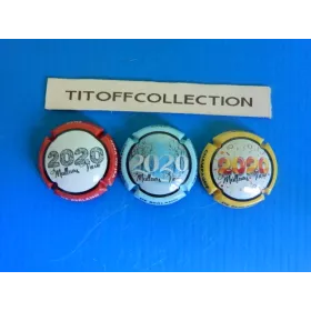 la série de 3 capsules de champagne de berland 