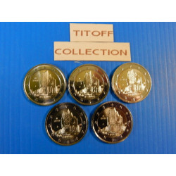 2 euros commemorative 2023 allemagne 5 ateliers lander hambourg