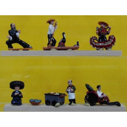 La serie Faszination fremde lander asien 2003 avec 6 bandes papier