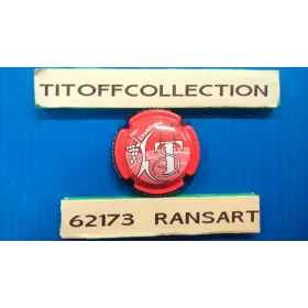 1 capsule de champagne TRIBAUT (ROUGE CONTOUR NOIR)