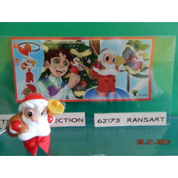 1 Figurine Kinder noel 2015 - 2016 avec 1 BPZ