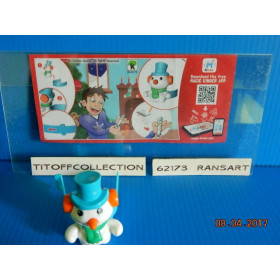 1 Figurine Kinder noel SD-2016-2017 avec 1 BPZ